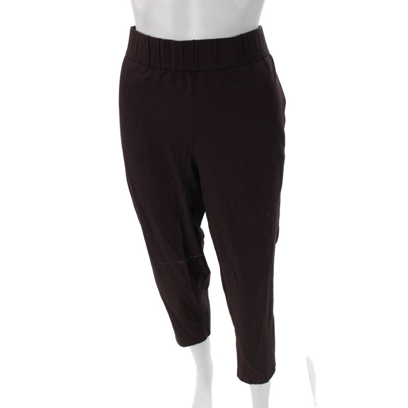 Eileen Fisher Womens Cropped Brown Pants Size M